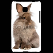 Coque LG Optimus L3 II Lapin marron
