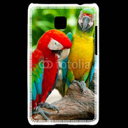 Coque LG Optimus L3 II Couple de perroquets
