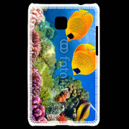 Coque LG Optimus L3 II Poisson jaune
