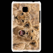 Coque LG Optimus L3 II Lionceaux