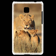 Coque LG Optimus L3 II Lionne et ses petits