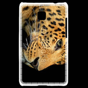 Coque LG Optimus L3 II Tête de léopard 2