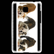 Coque LG Optimus L3 II Prière de Bulldog