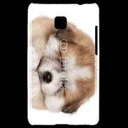 Coque LG Optimus L3 II Chiot chien loup 5
