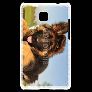 Coque LG Optimus L3 II Chiot berger allemand 5