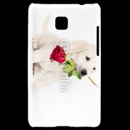 Coque LG Optimus L3 II Chiot Golden retriever 2