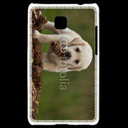 Coque LG Optimus L3 II Chiot labrador avec pomme de pin