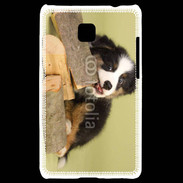 Coque LG Optimus L3 II Chiot bucheron