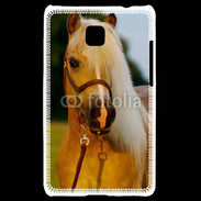 Coque LG Optimus L3 II Portrait de cheval 1