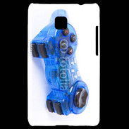 Coque LG Optimus L3 II Manette de jeux bleue