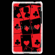 Coque LG Optimus L3 II Cartes rouges et noires 5