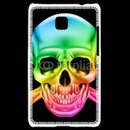 Coque LG Optimus L3 II Tête de mort couleur