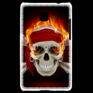 Coque LG Optimus L3 II Tête de mort en flamme