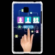 Coque LG Optimus L3 II Réseau social