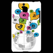 Coque LG Optimus L3 II Réseau social 2