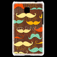 Coque LG Optimus L3 II Fond en moustache