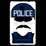 Coque LG Optimus L3 II Moustache policier