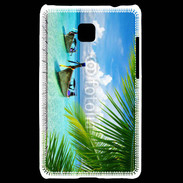 Coque LG Optimus L3 II Plage tropicale