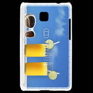 Coque LG Optimus L3 II Jus d'orange sur la plage