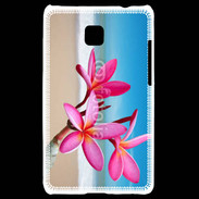 Coque LG Optimus L3 II Fleurs à la plage