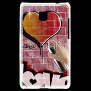 Coque LG Optimus L3 II Love graffiti