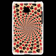 Coque LG Optimus L3 II Spirale symboles de carte
