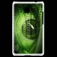 Coque LG Optimus L3 II oeil de la matrice