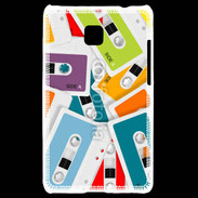 Coque LG Optimus L3 II Cassette audio couleur 1