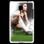 Coque LG Optimus L3 II Rugby féminin