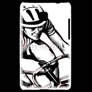 Coque LG Optimus L3 II Dessin de cycliste