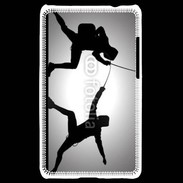 Coque LG Optimus L3 II Silhouette d'escrimeurs