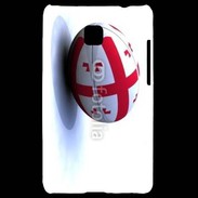 Coque LG Optimus L3 II Ballon de rugby Georgie