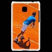 Coque LG Optimus L3 II Match de tennis sur terre battue