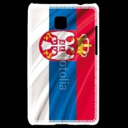 Coque LG Optimus L3 II Drapeau Serbie