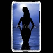 Coque LG Optimus L3 II Silhouette de nuit dans l'eau