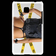 Coque LG Optimus L3 II Enquête de police sexy