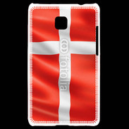 Coque LG Optimus L3 II Drapeau Danemark
