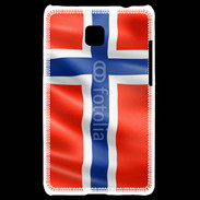 Coque LG Optimus L3 II Drapeau Norvège