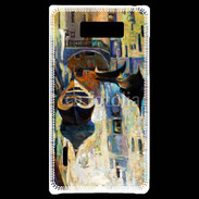 Coque LG Optimus L7 Peinture du canal de Venise en Italie