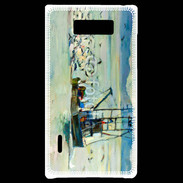 Coque LG Optimus L7 Peinture bateau de pêche