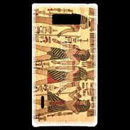 Coque LG Optimus L7 Peinture Papyrus Egypte
