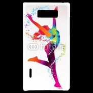 Coque LG Optimus L7 Danseuse en couleur