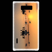 Coque LG Optimus L7 Hélicoptère Apache de nuit