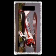 Coque LG Optimus L7 Biplan blanc et rouge