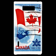 Coque LG Optimus L7 Timbre canadien 1967