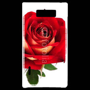 Coque LG Optimus L7 Rose rouge