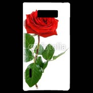 Coque LG Optimus L7 Rose rouge 2