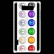 Coque LG Optimus L7 Love and peace 5