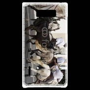 Coque LG Optimus L7 Abrivado Chevaux et taureaux