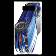 Coque LG Optimus L7 Mustang bleue